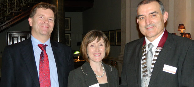 Fintan Fagan, Mater Private Hospital, Ann Marie O'Grady and HMI President Richard Dooley.