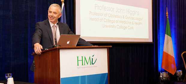 Prof. John Higgins, Chair of the Hospital Group Strategic Board addresses the HMI Annual Conference 2012