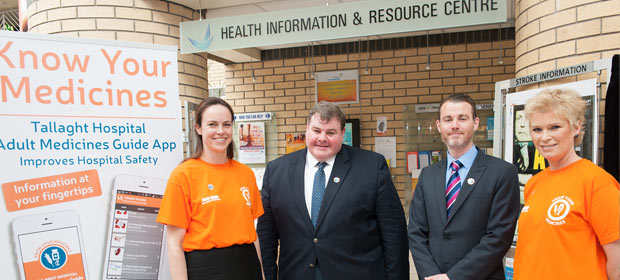 Ms. Ciara Kirke, Medication Safety Manager, Mr. Tim Delaney, Head of Pharmacy, Mr. David Slevin, CEO, and Ms. Sarah McMickan, Deputy CEO, Tallaght HospitalMs. Ciara Kirke, Medication Safety Manager, Mr. Tim Delaney, Head of Pharmacy, Mr. David Slevin, CEO, and Ms. Sarah McMickan, Deputy CEO, Tallaght Hospital