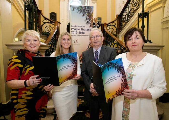 Siobhan Patten, Rosarii Mannion, Tony O'Brien, Director General HSE and Mona Eames