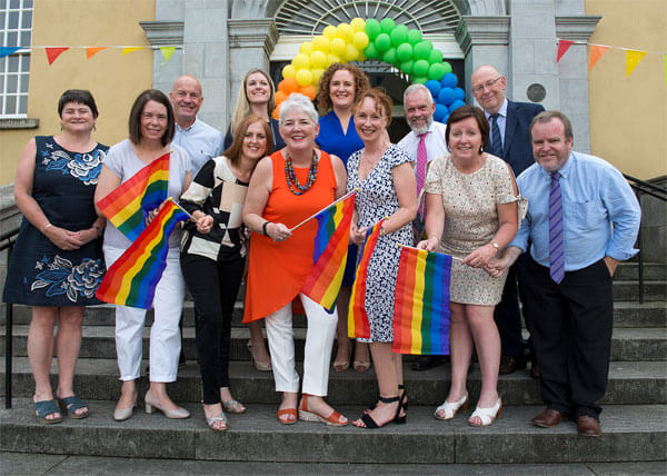 Some of the friends and allies at the launch of the HSE new LGBTI and Allies Network.