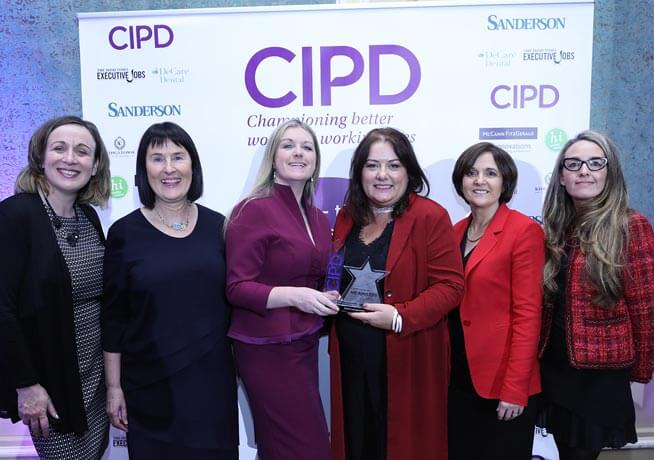 Pictured at the awards from left, Marie O' Sullivan, Pat O' Boyle, Rosarii Mannion, Yvette Keating, Valerie Madigan and Hilary Dolan.
